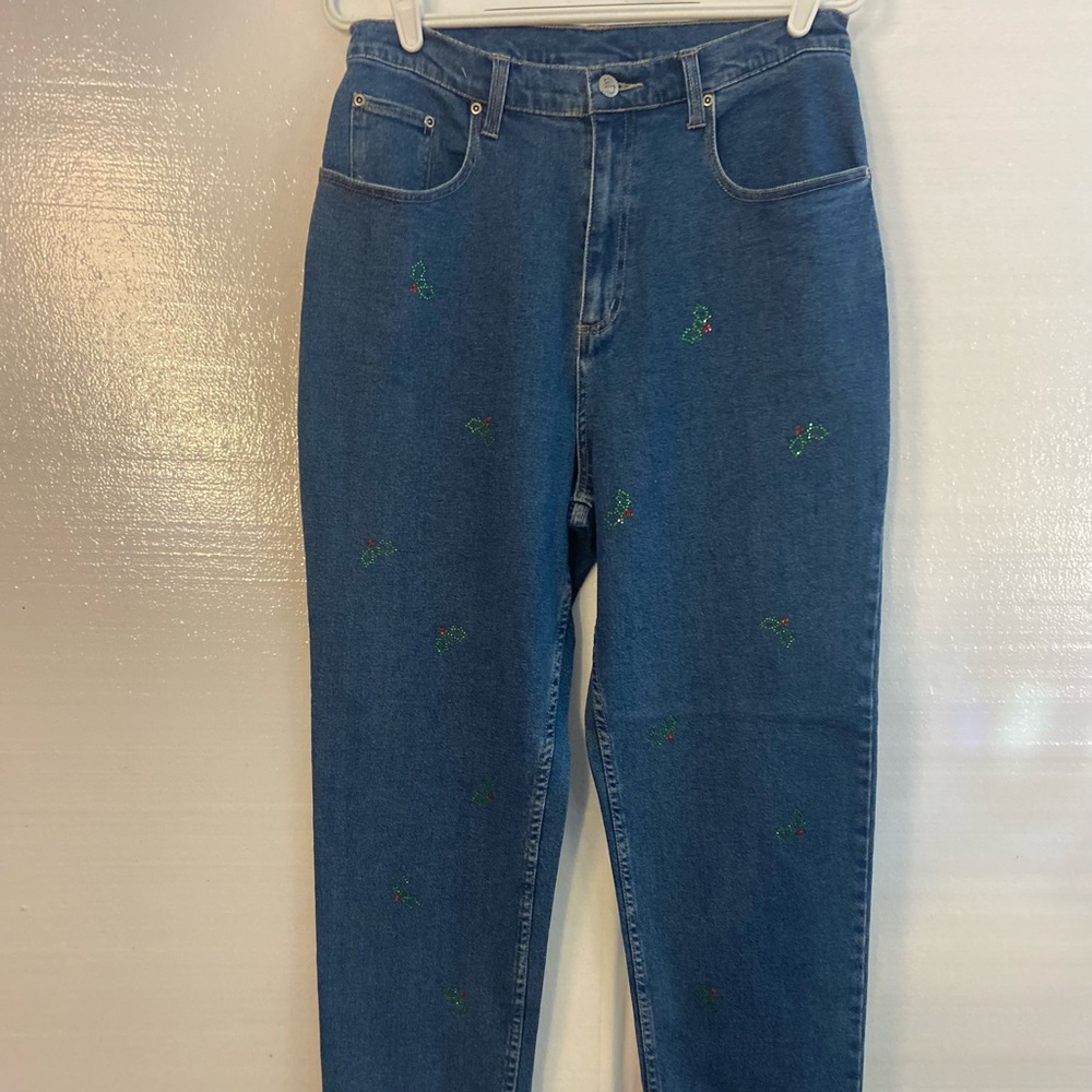 Major mom holiday Jeans Sz 14! High waist!